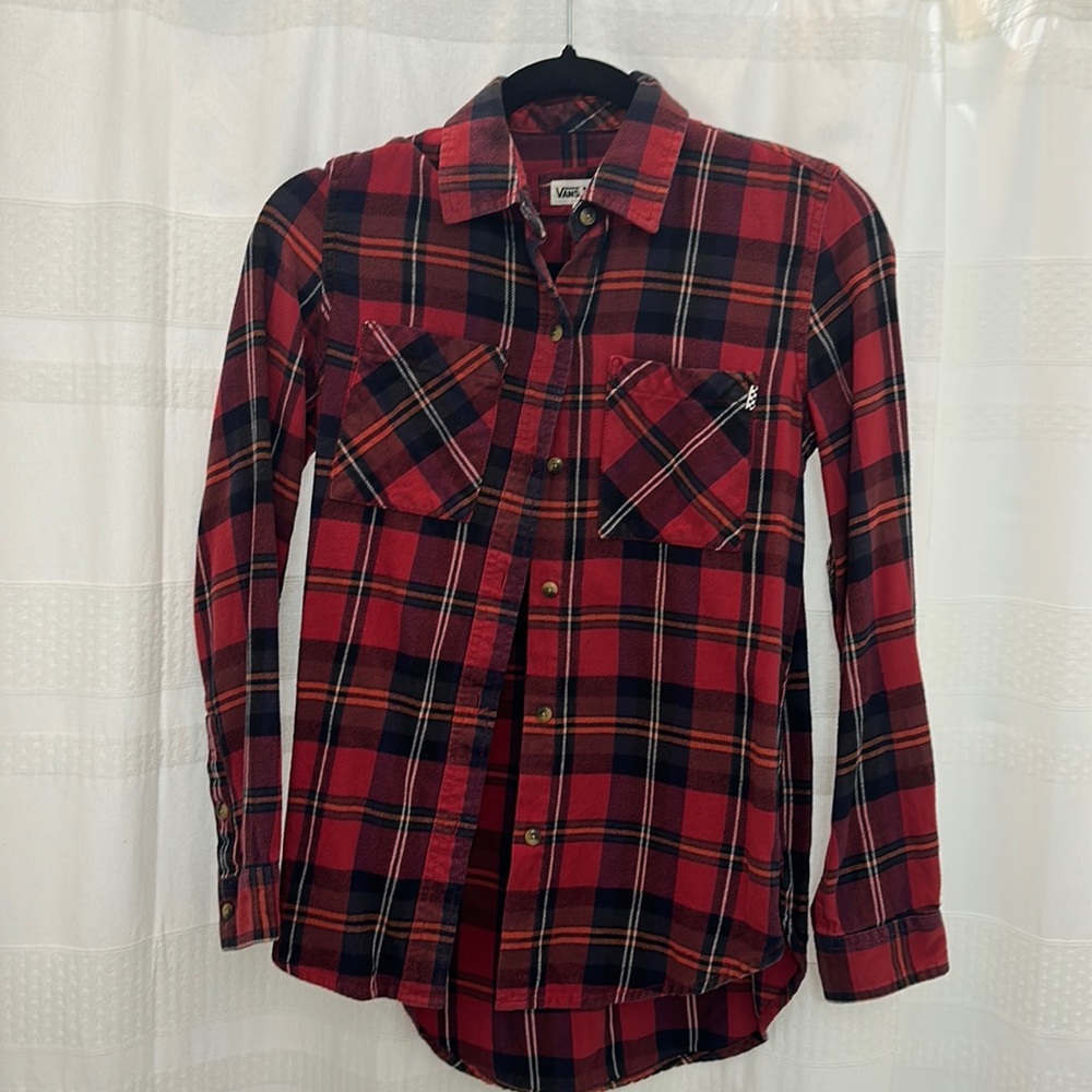 Womens Vans Flannel Button down